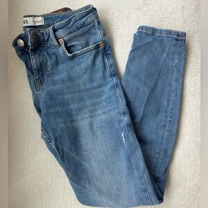 Zara Light Blue Skinny Jeans
